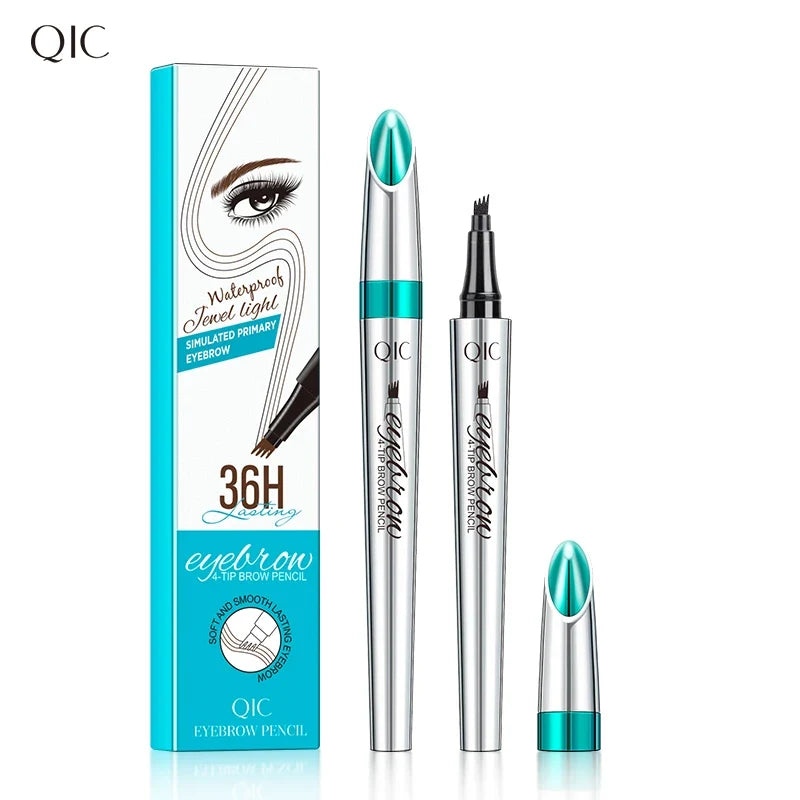 QIC Microblading Eyebrow Pen – 5 Colors, Waterproof Brow Pencil