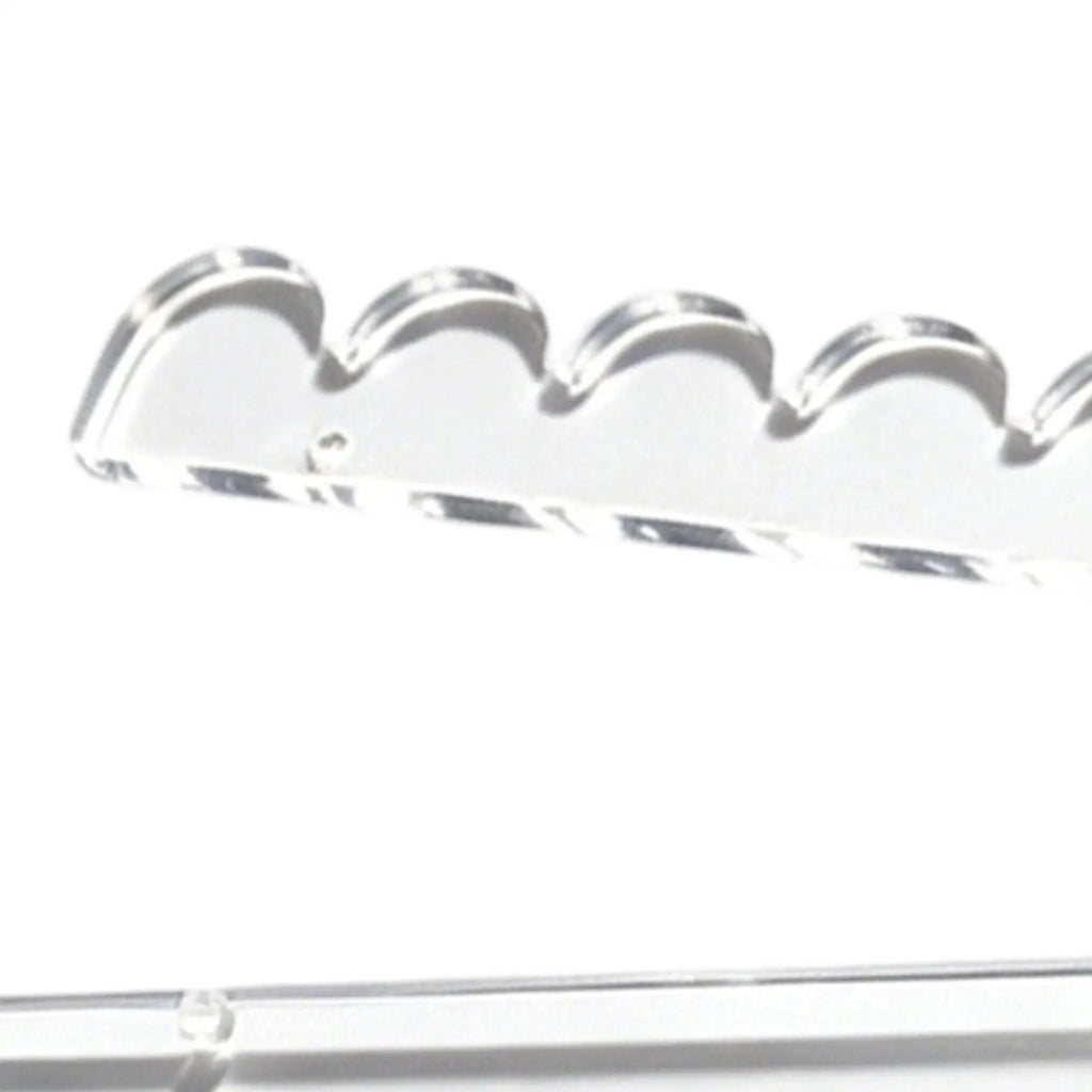 20-Inch Acrylic Mahjong Racks with Pusher & Magnetic Tray