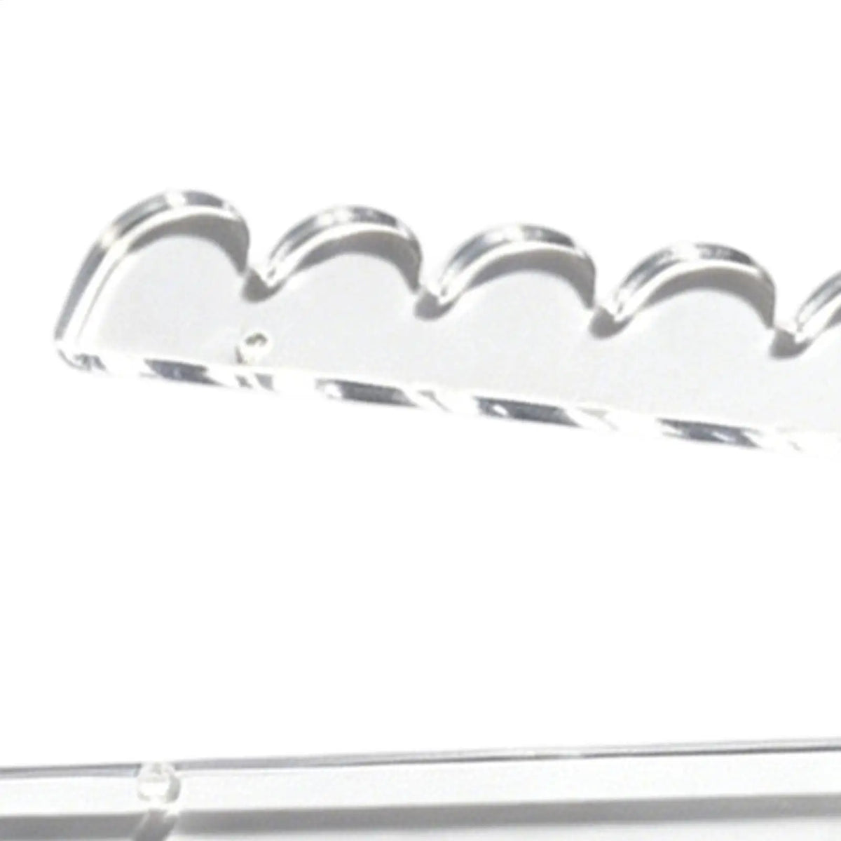 20-Inch Acrylic Mahjong Racks with Pusher & Magnetic Tray