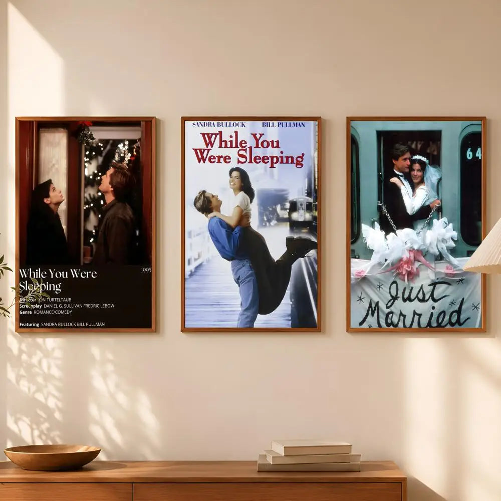 While You Were Sleeping Movie Poster – Self-Stick HD PVC Wall Art