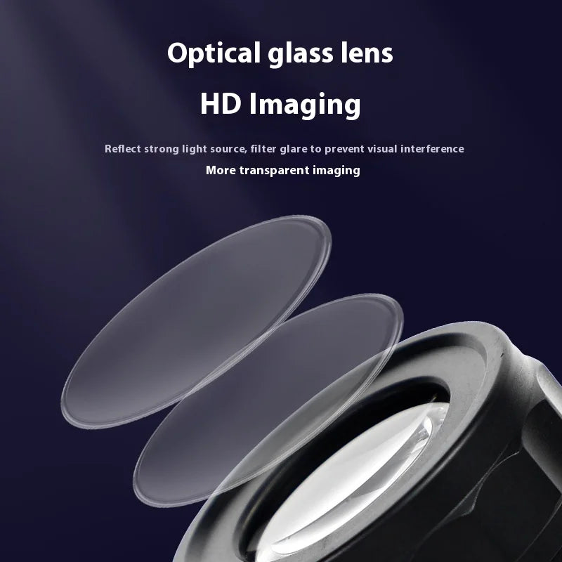 10X HD Magnifier UV LED Light Adjustable Focus & Scale Board