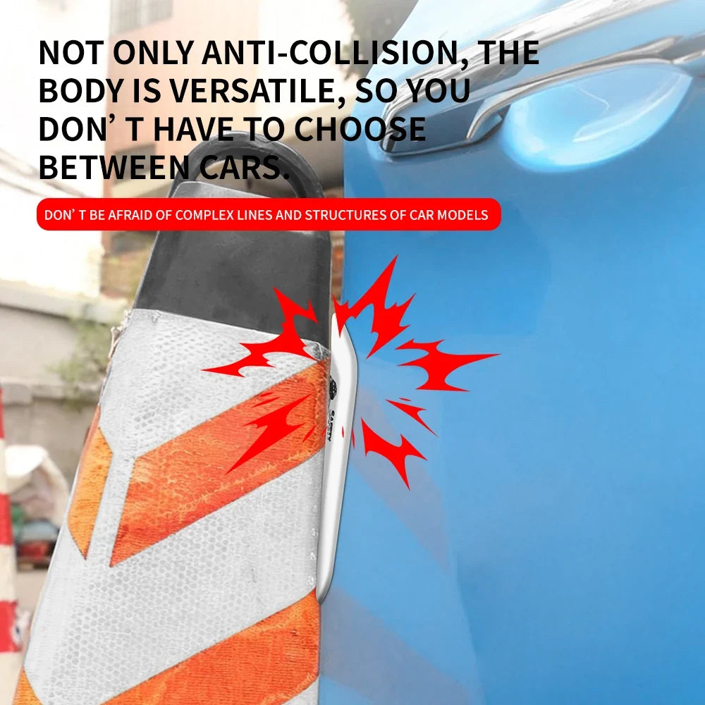 4-Pack Car Door Guard Anti-Scratch Strips – Universal Fit