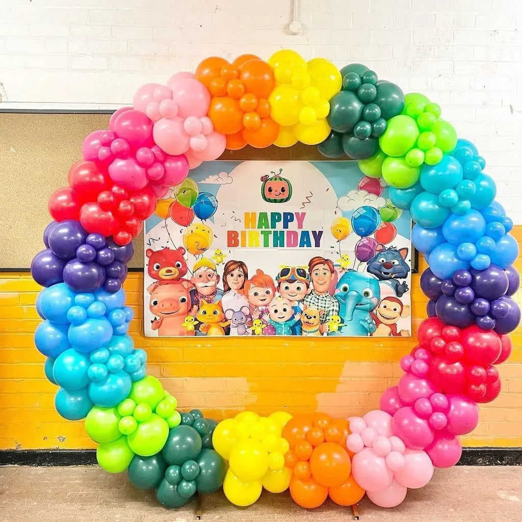 100pcs Colorful Latex Balloon Kit – Party & Event Decoration