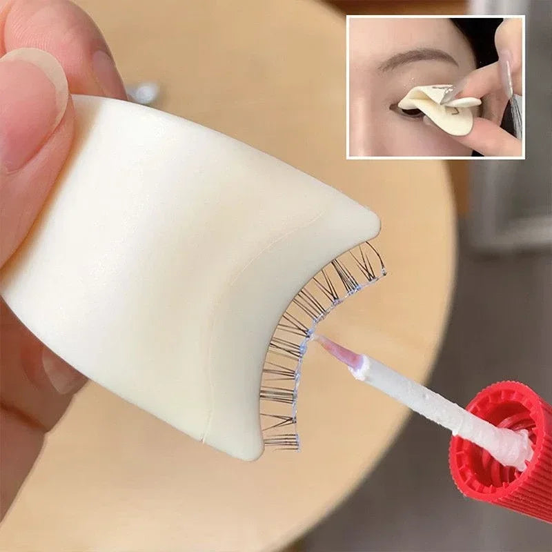 Plastic Eyelash Curler & False Lash Applicator Tool for Beginners