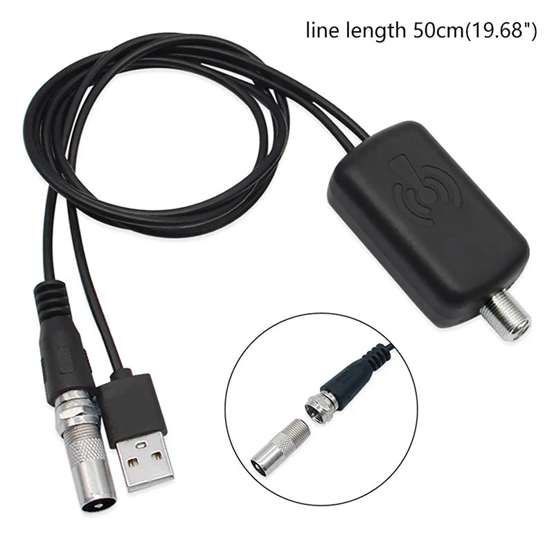 HDTV Antenna Amplifier – 4K UHD High Gain TV Signal Booster