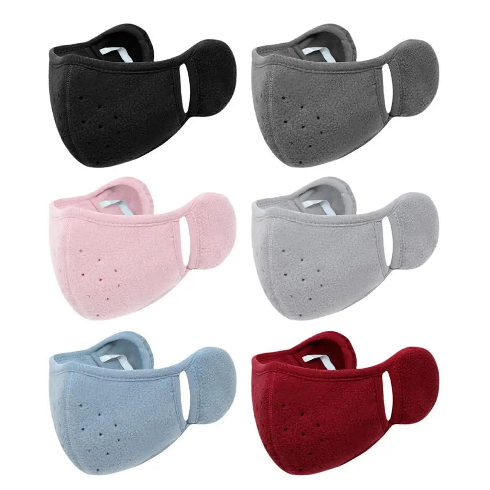 Winter Fleece Earmuffs & Windproof Face Mask – Unisex 1/2/3 Pcs