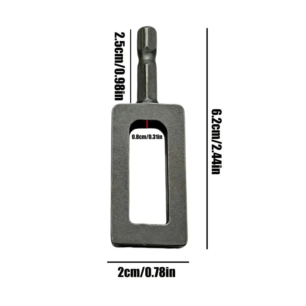 Wire Twister Drill Bit – Hex Cable Tying Tool for Fencing