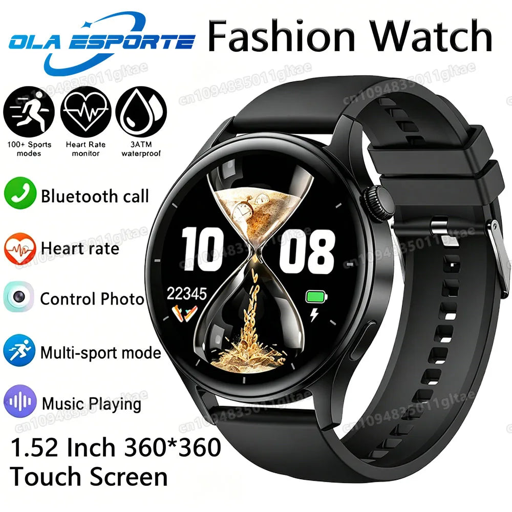 2026 Men's Smart Watch Women's HD Full Touch Screen Sports Fitness