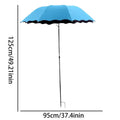 Plant Shade Umbrella with Metal Stake – UV & Rain Guard