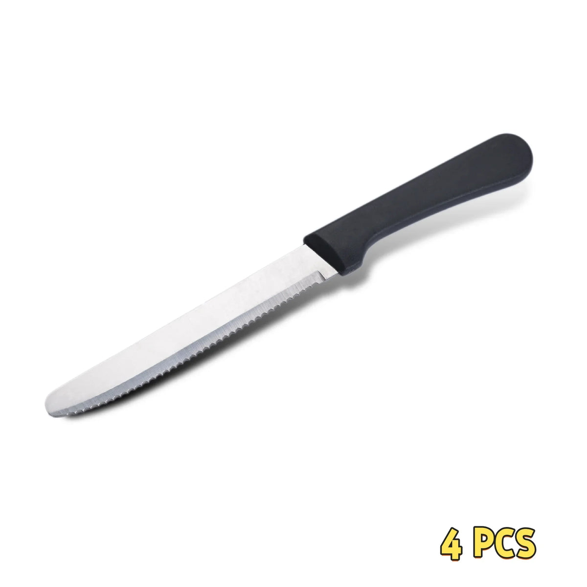 Steak Knives Set 1–8 Pcs | Serrated Stainless Steel, Dishwasher Safe