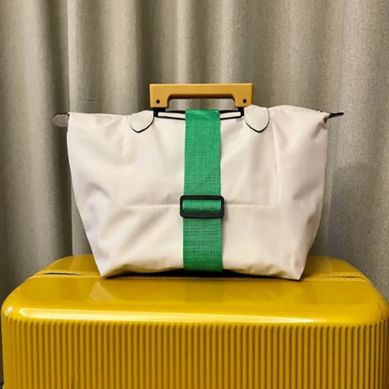 Elastic Adjustable Luggage Strap – Travel Bungee Suitcase Belt