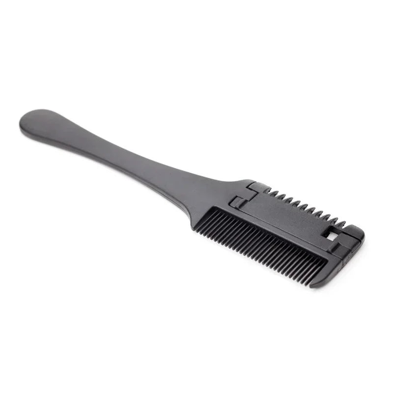 Double-Edge Hair Thinning Razor Comb – DIY Salon Tool