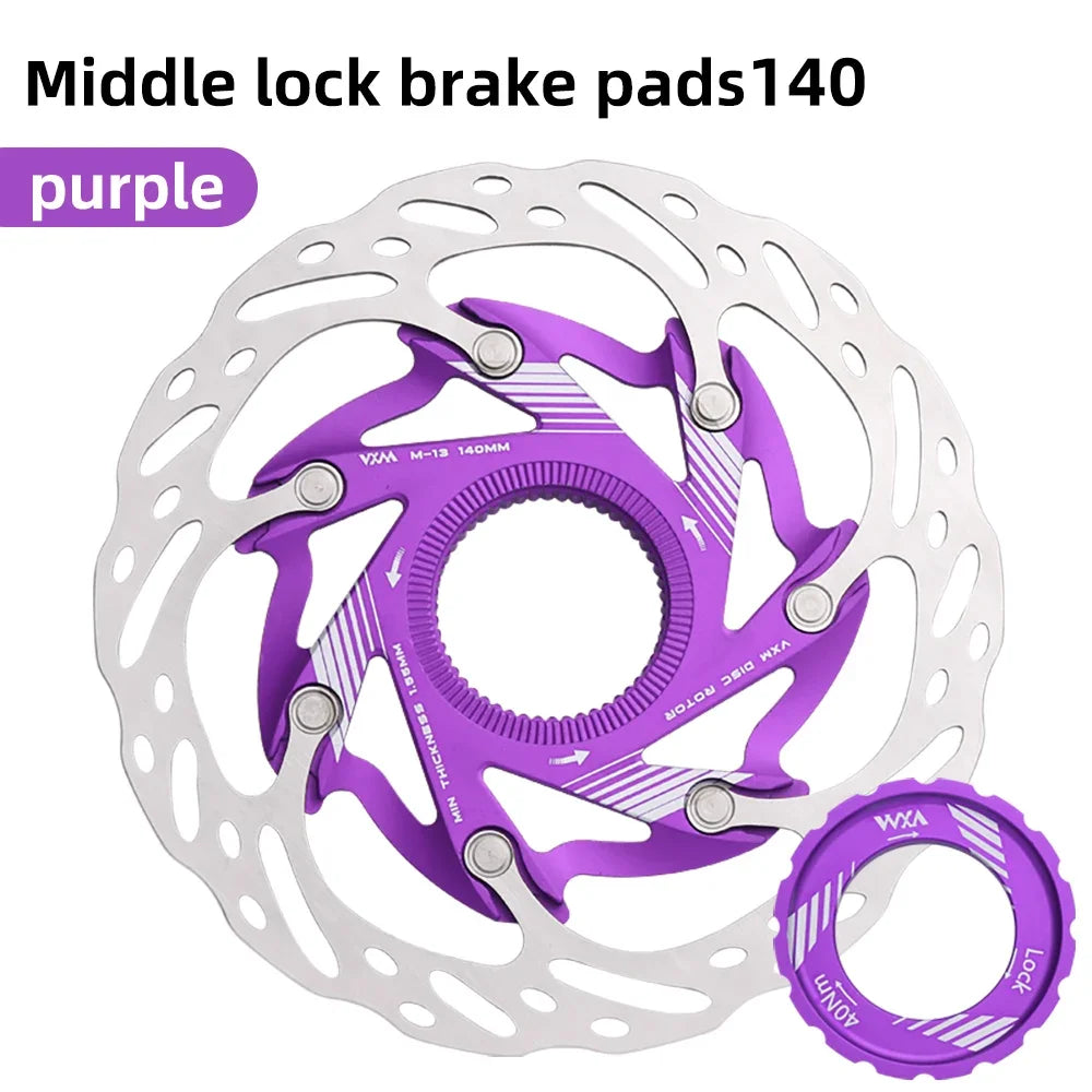 VXM Disc Brake Rotor 140mm 160mm CNC Aluminum Center Lock MTB
