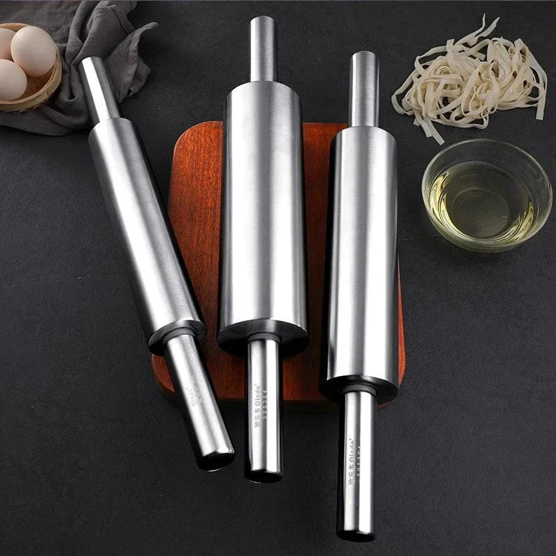 Stainless Steel Rolling Pin – Non-Stick Baking Dough Roller