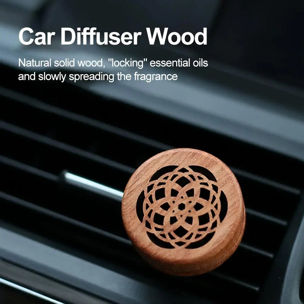 Wooden Car Vent Clip Aromatherapy Diffuser | Air Freshener