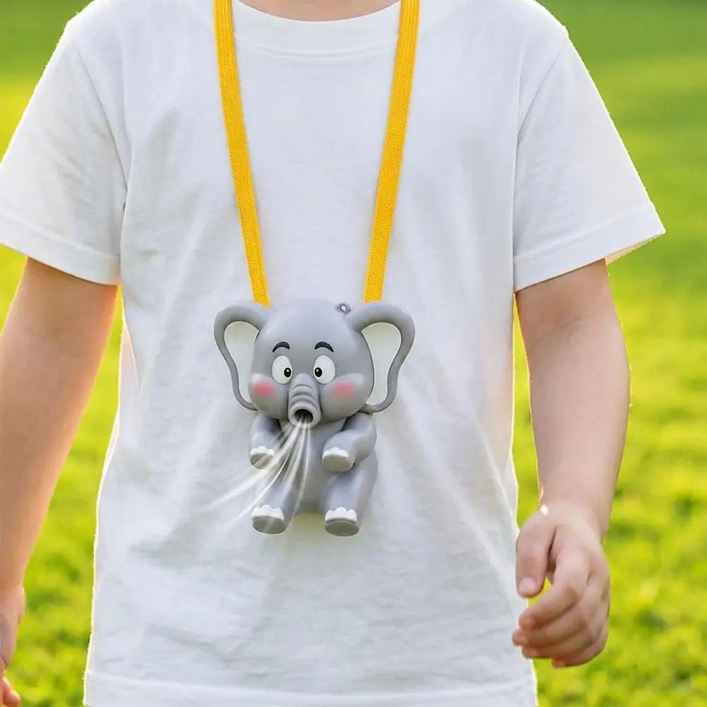 Mini Clip-On Food Cooling Fan – Dinosaur & Elephant USB