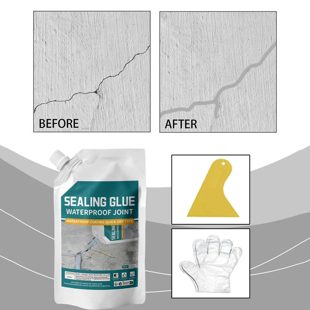 500ml Concrete Crack Filler – Waterproof Caulk & Sealant
