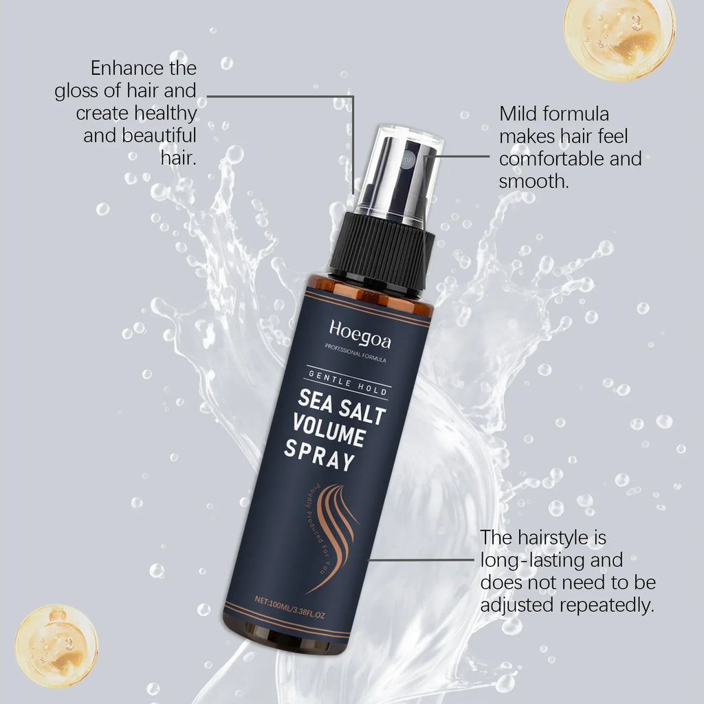 Hoegoa Volumizing Hair Spray – Strong Hold, Non-Greasy 100ml