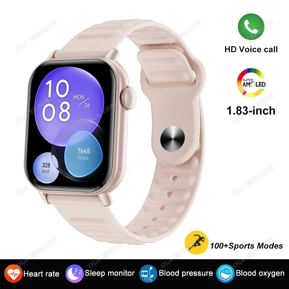 2026 Smart Watch Men Sports Fitness Bluetooth Call Heart Rate Sleep