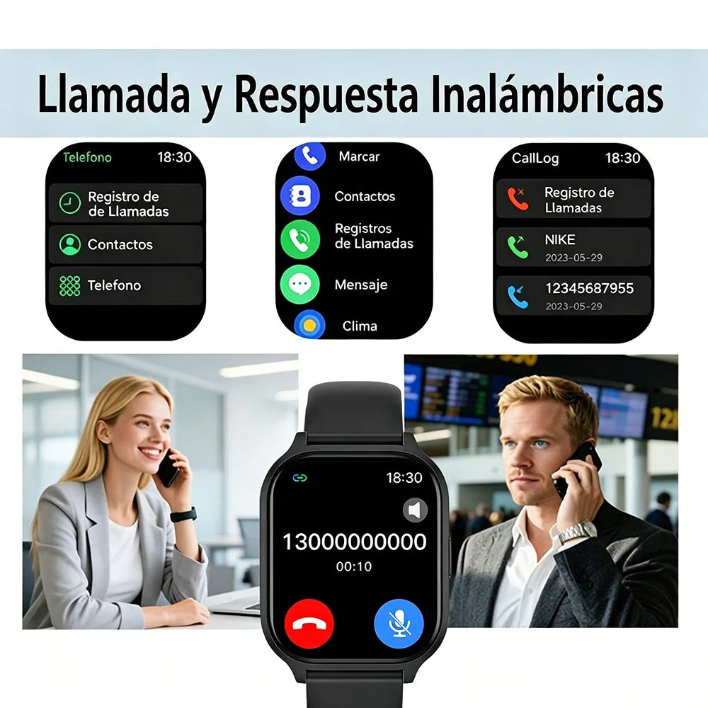 ERUN 1.83" Smart Watch – GPS, Fitness Tracker & Wireless Calls