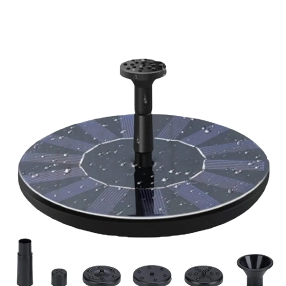Solar Floating Fountain Pump 13/16/18cm – 6 Nozzles Included