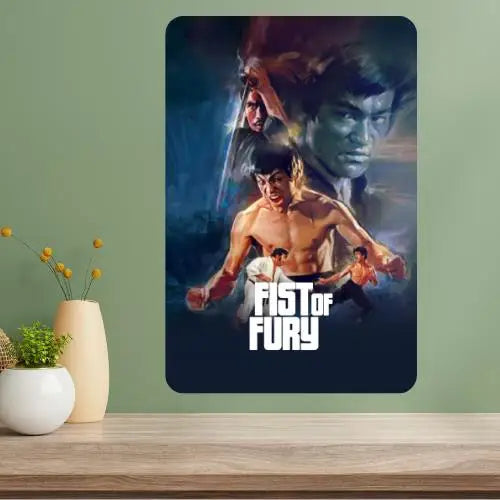 Fist of Fury Classic Movie Metal Poster Sign | Retro Wall Art