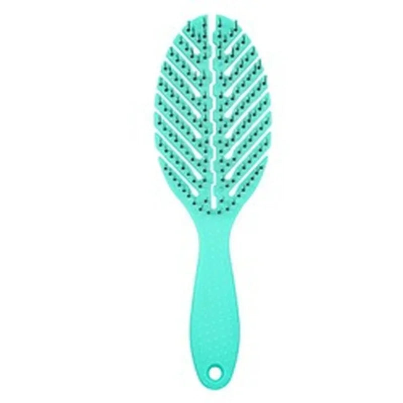 Portable Scalp Massage Hair Brush – Elastic Detangling Comb