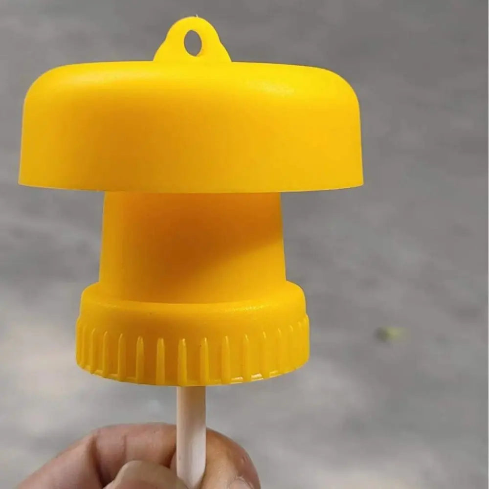 10-Pack Yellow Sticky Fruit Fly Traps | Hanging Insect Catchers