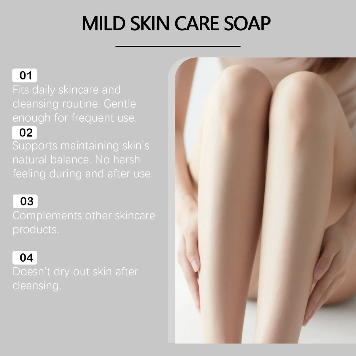 Eelhoe Fragrance-Free Soap Bar – Face, Hand & Body Sensitive Skin