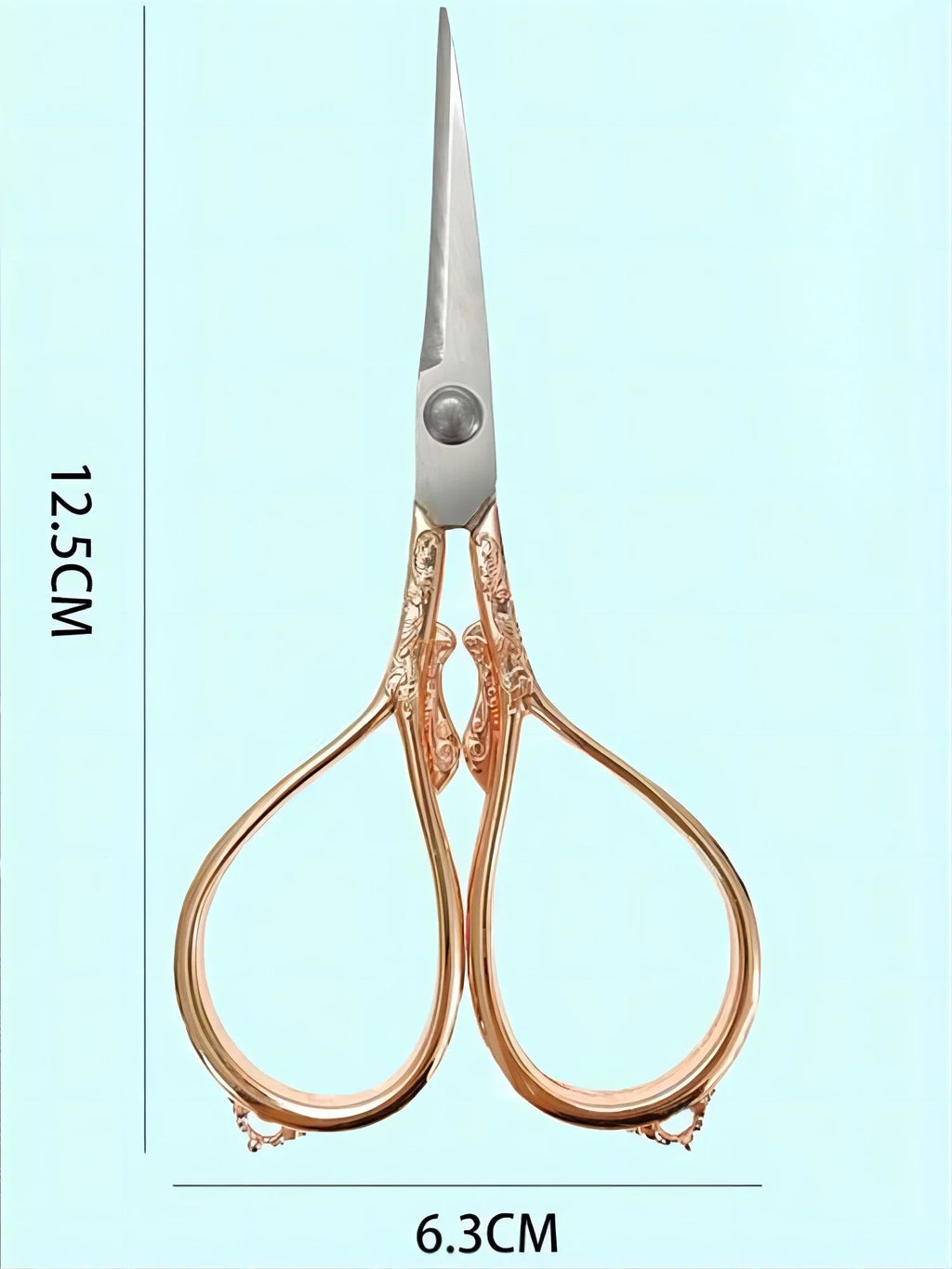 Vintage Stainless Steel Sewing Scissors – Embroidery & Tailor