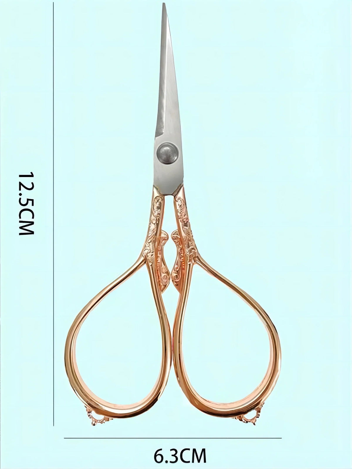 Vintage Stainless Steel Sewing Scissors – Embroidery & Tailor