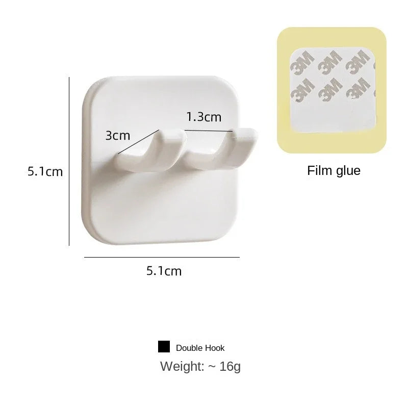 Adhesive Wall Hooks – Multi-Use Storage Organizer 1–5 Pack