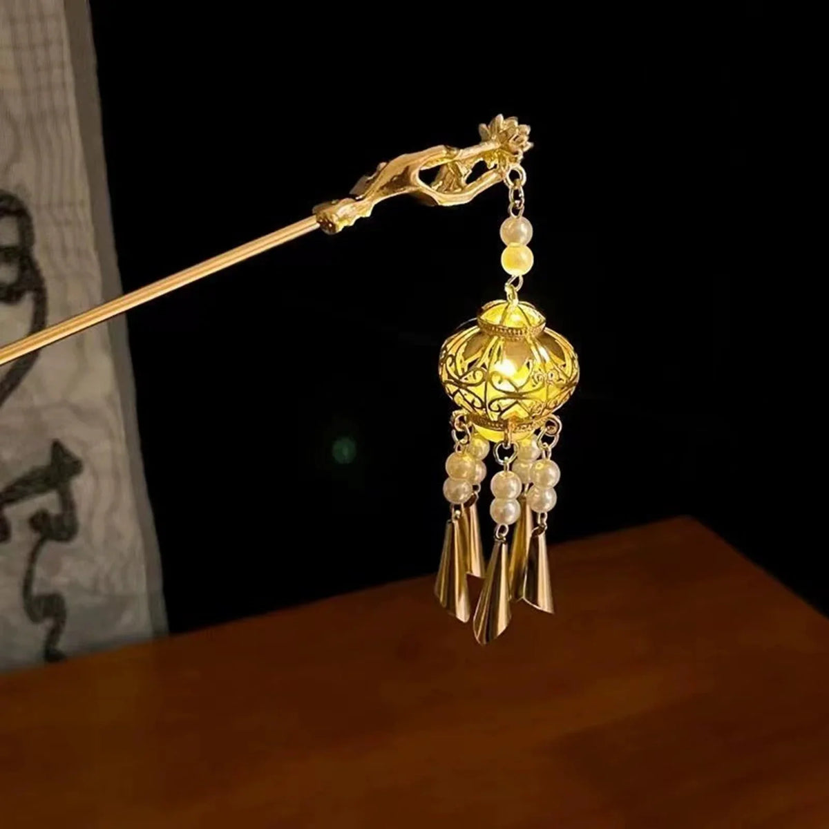 Luminous Tassel Hair Sticks | Chinese Style Chignon Chopsticks
