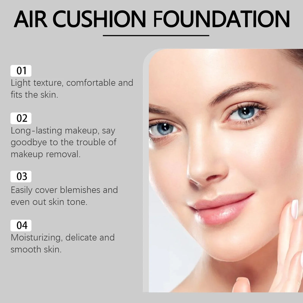 EELHOE Mushroom Head Air Cushion Foundation – Full Coverage