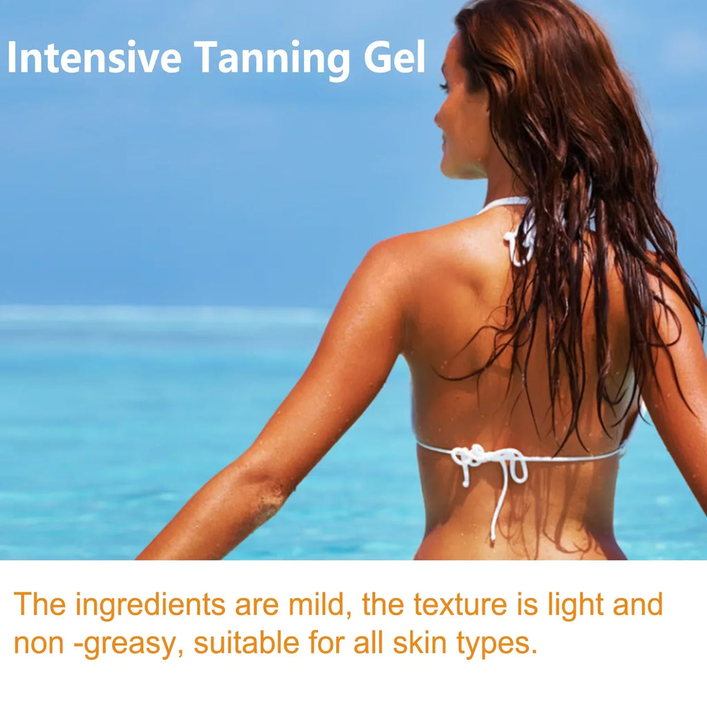 OceAura Intensive Tanning Gel – Self Tanner & Bronzer