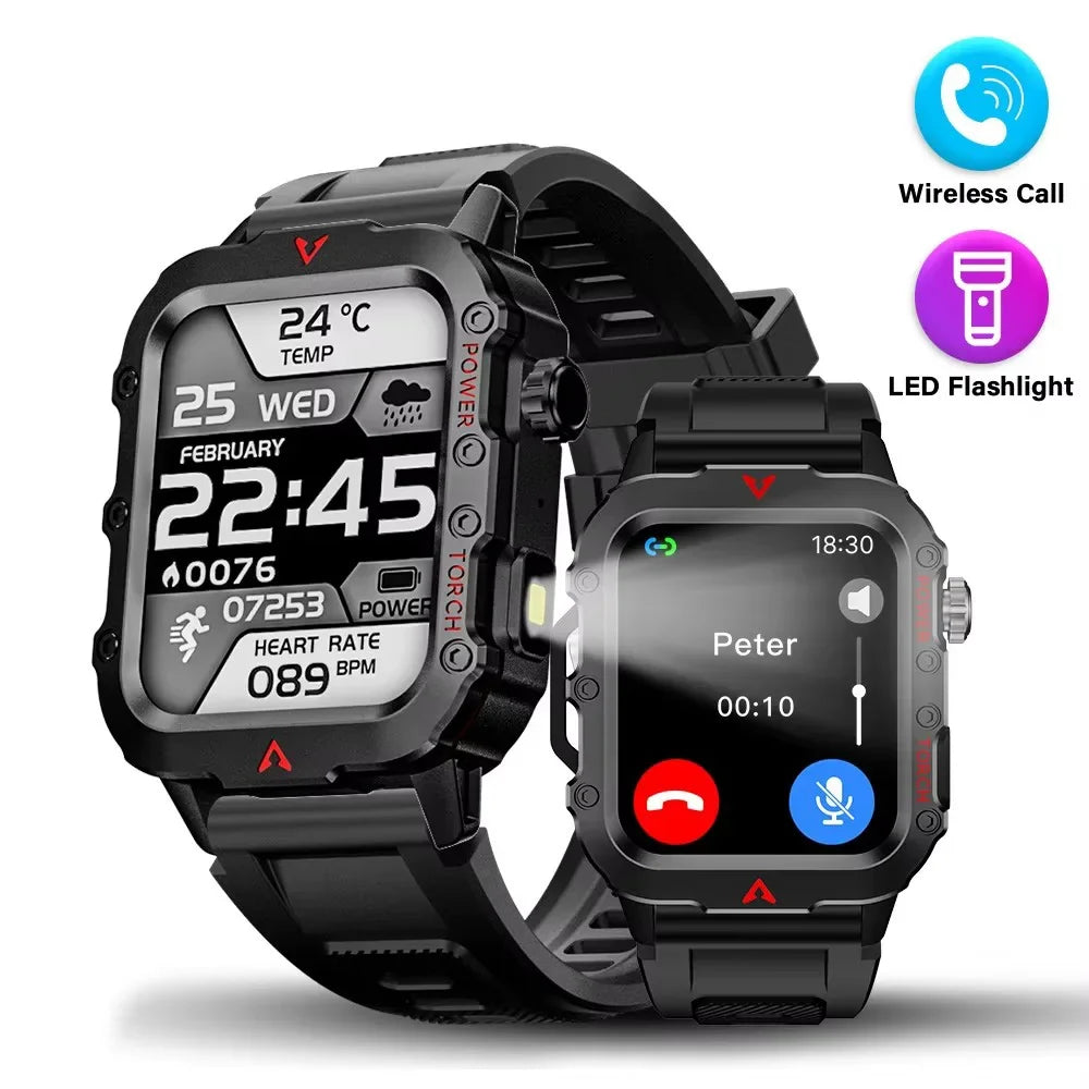 Men Sports Smart Watch 1 71 Screen Blood Oxygen Bluetooth Talking