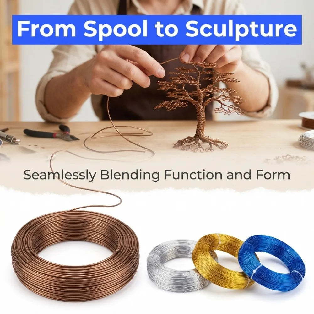 10-Pack 1mm Aluminum Craft Wire – DIY Jewelry & Beading