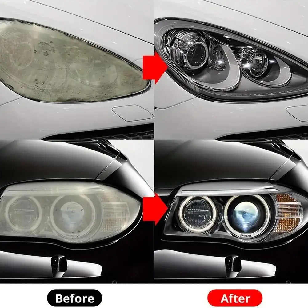 Auto Headlight Restoration Liquid 2-Step Car Polishing Cleaning Agent