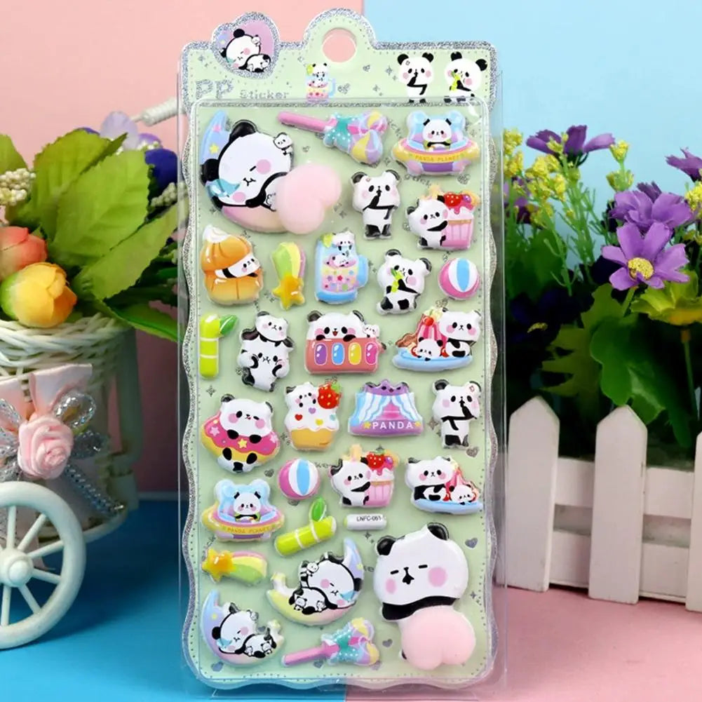 3D Bubble Cartoon Sensory Sticker – Squeeze Pop Phone Decor