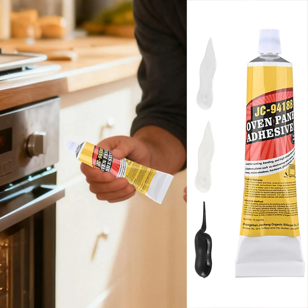 High-Temp Oven Door Adhesive 100ml | Epoxy for Ceramics & Metal