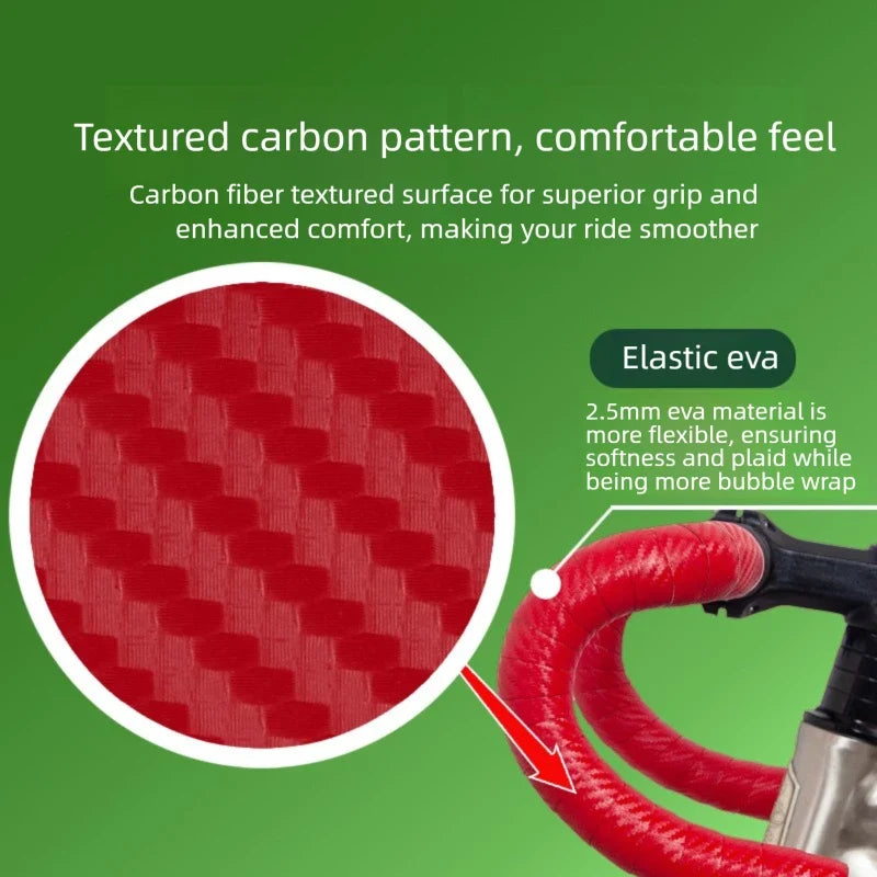 Road Bike Handlebar Tape – EVA PU Anti-Slip & Shock Absorbing