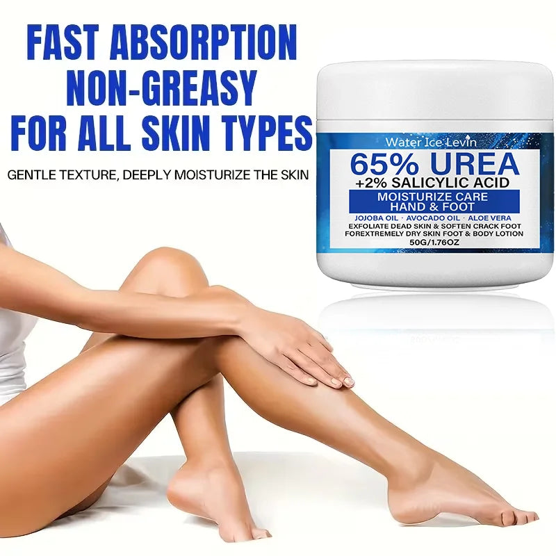 Urea & Salicylic Acid Foot Cream – Moisturizing & Exfoliating