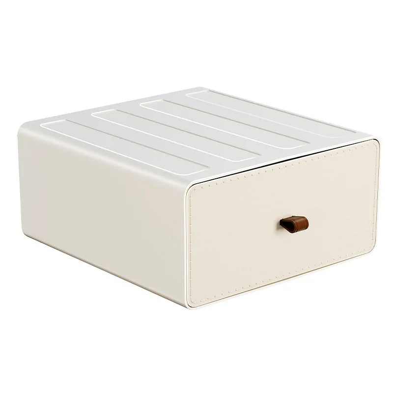 Desk Organizer with Drawers & Entryway Shelf | Storage Box