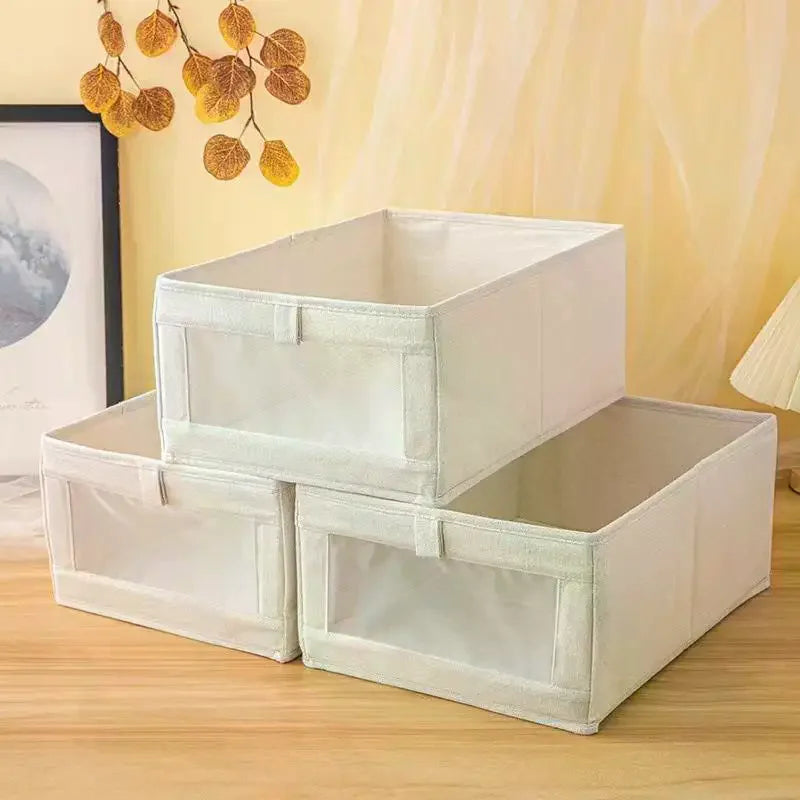 Foldable Fabric Pants Organizer | Wardrobe Storage Box