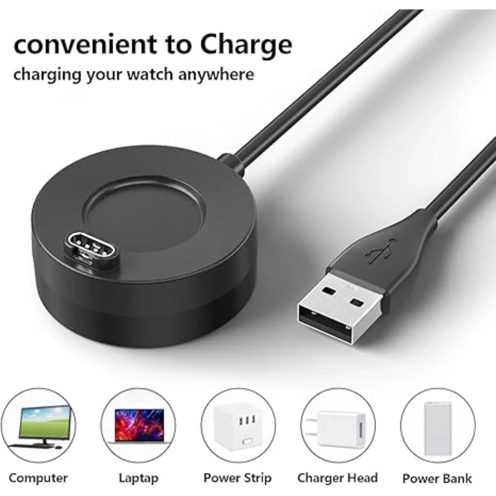 Garmin Smartwatch USB Charger – Forerunner, Fenix & Vivoactive