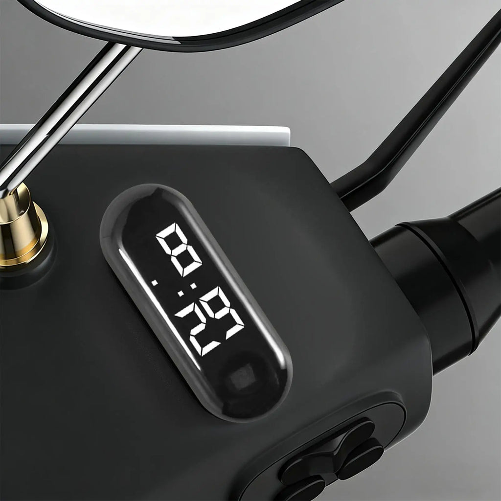 Waterproof Mini LED Digital Car Clock | Adhesive Dashboard Clock