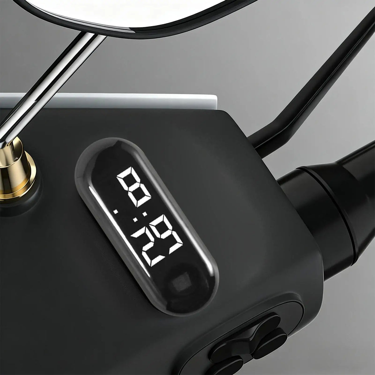 Waterproof Mini LED Digital Car Clock | Adhesive Dashboard Clock