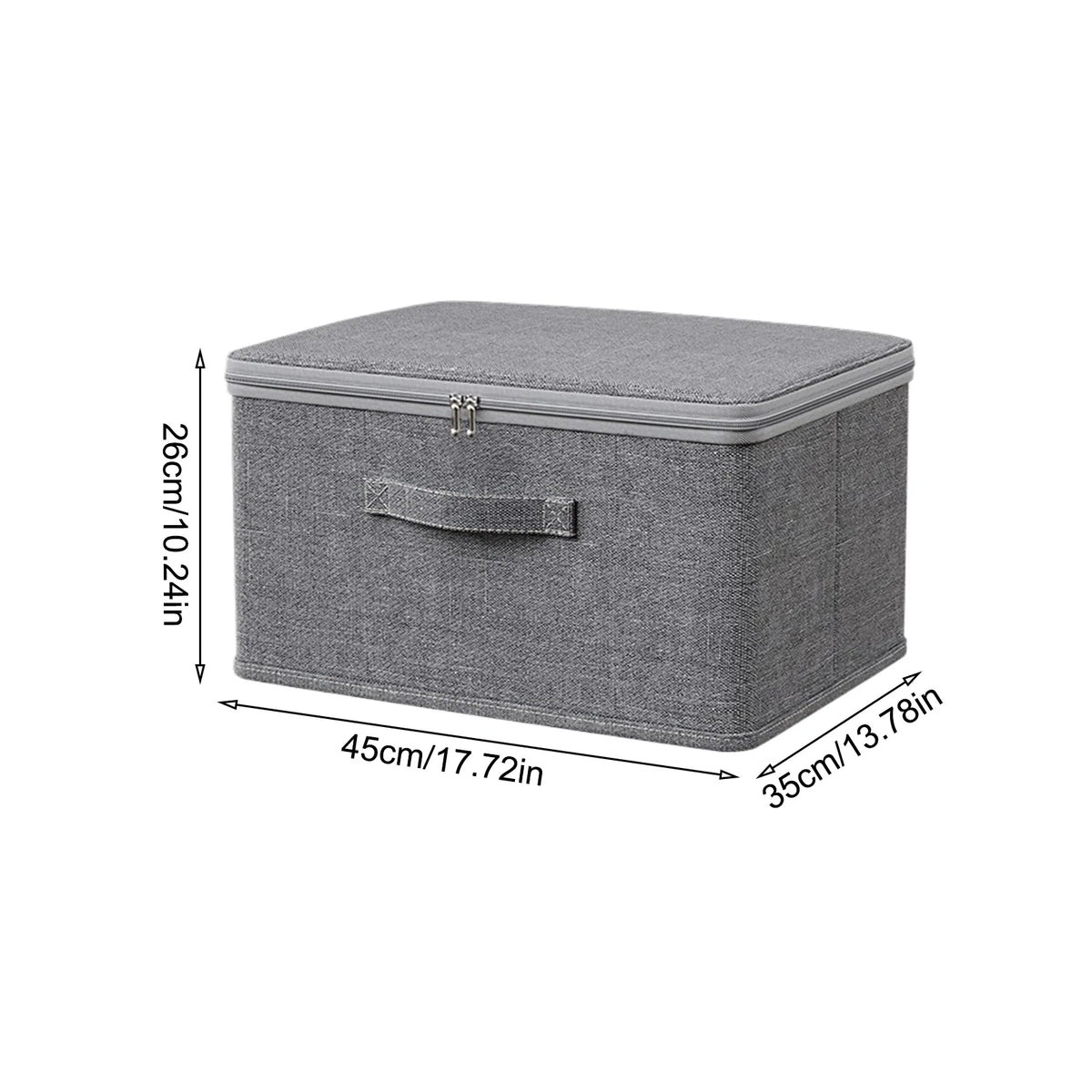 Lockable Odor-Proof Stackable Storage Box with Handle