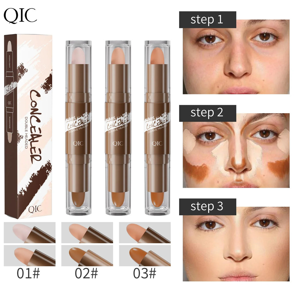 QIC Double-Ended Contour & Highlight Stick | Face Sculpting