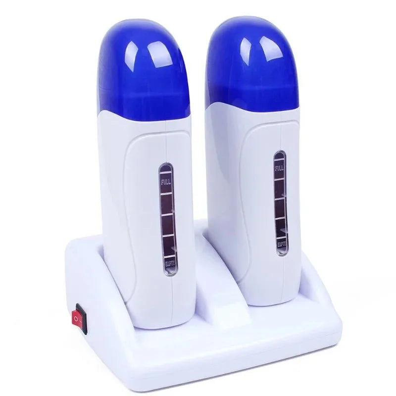 Electric Double Wax Heater | Refillable Roll-On Hair Removal Machine